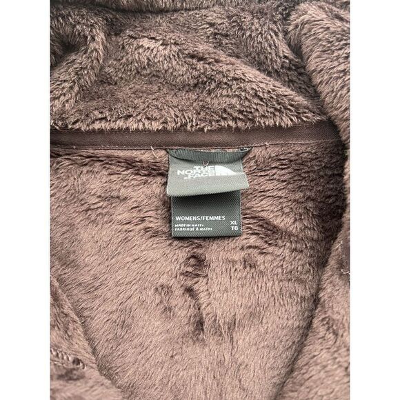 The North Face Women’s Luxe Osito Full Zip Jacket Brown XL NWT - Picture 5 of 8
